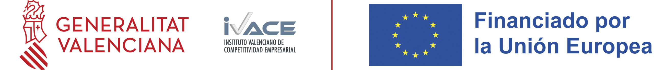 Logos - Generalitat Valenciana, IVACE y UE